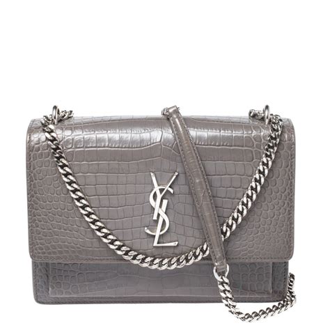 yves saint laurent purse grey|what ysl bags are available.